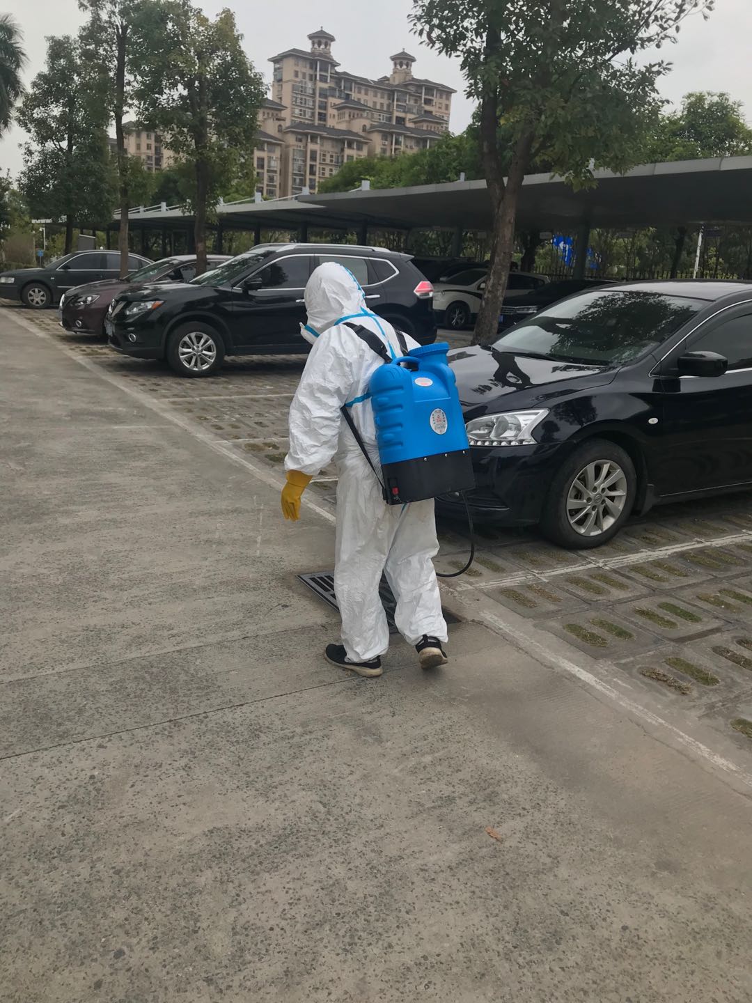 珠海杀虫公司的师傅们穿上专业防护设施来做消杀除害虫防治(图3)
